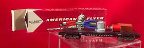 25045 American Flyer Operating Rocket Launcher - S Gauge Late 1950s Nice Ob