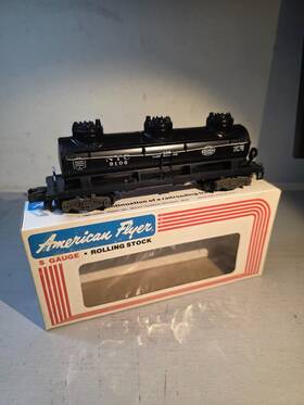 4-9106 American Flyer New York Central 3-dome Tank Car Brand Ob 4-9106 American Flyer New York Central 3-dome Tank Car Brand Ob