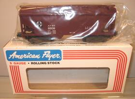 4-9208 American Flyer Atsf Covered Hopper Car Ob Mint S Gauge