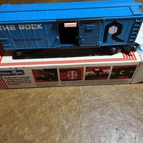 4-9701 American Flyer Flyer/ Lionel Rock Island Single Door Box Car With 15