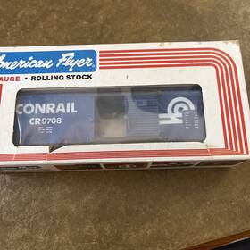4-9708 American Flyer S Gauge Conrail Boxcar #9708 Ln/box 28