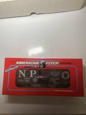 6-48485 American Flyer 48485 Nib Northern Pacific Boxcar 1994 Nasg S-gauge With Carton
