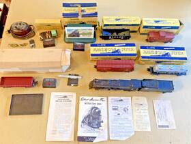 5540tbw American Flyer Inch Trail Blazer Freight Set With 313 Locomotive Obs