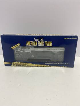 6-48231 American Flyer S Gauge Linde Gas Ttos 2003 Boxcar With Tank Cargo #273 New
