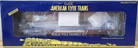 6-48249 American Flyer 6.48249 Flat Car With Colorado Yule Marble Load S Gauge 1 64 Scale