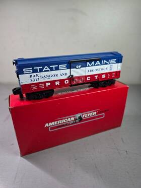 6-48313 American Flyer Bangor And Aroostook Box Car Brand New Ob