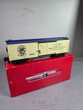 6-48318 American Flyer A.c. Gilbert Box Car Brand New Ob