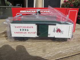 6-48323 American Flyer 1995 Christmas Boxcar With Box
