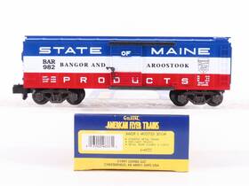 6-48333 American Flyer S Scale Bar Bangor And Aroostook Boxcar #982