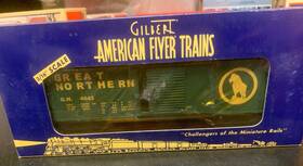 6-48343 American Flyer S Gauge Great Northern Box Car #4642 Nib