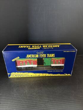 American Flyer 6-48363 2006 Christmas Boxcar Holiday - S Gauge In New Box