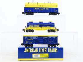 6-48426s American Flyer 6-48426 S Scale #6-48426 Af Commemorative Cars 3-pack