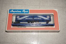 6-48502 American Flyer Wabash Flat Car And Trailers No. S Gauge Rolling Stock