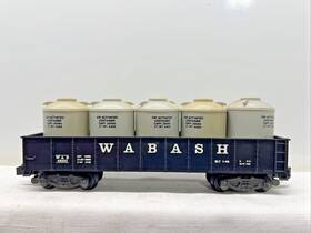 6-48503 American Flyer # S-gauge Wabash Gondola With 5 Canisters