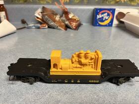 6-48513 American Flyer Csx Flatcar With Generator S Guage