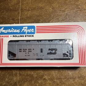 6-48605 American Flyer S Gauge Burlington Northern Covered Hopper Ln/box 13