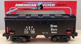 American Flyer 6-48610 Nickel Plate Road Covered Hopper S Gauge 1 64 Scale