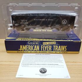 6-48620 American Flyer Baltimore And Ohio Hopper With Coal S Gauge 1 64 Scale