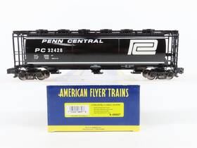 6-48657 American Flyer S Pc Penn Central 3-bay Cylindrical Hopper Car #32428