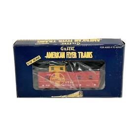 6-48721 American Flyer S-gauge Atsf Santa Fe Square Window Caboose