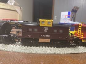 6-48734 American Flyer 6-48725 S Scale Prr Pennsylvania Caboose #477810 - Lighted