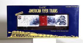 6-48874 American Flyer S Ga Merry Christmas 2014 Boxcar - Ex