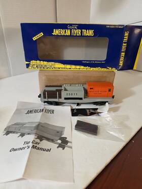 6-49026 American Flyer A/f Tie Car Road # 25071 S Gauge New