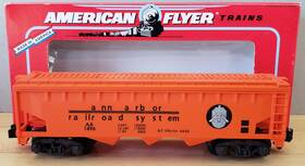 6-52094 American Flyer Hopper Car Nasg 1996 Ann Arbor S Gauge 1 64 Scale 6-52094 American Flyer Hopper Car Nasg 1996 Ann Arbor S Gauge 1 64 Scale