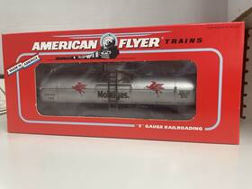 American Flyer 6-52095 S Gauge Mobil Gas Nasg 1996 Tank Car #1596 Nib