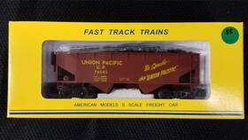 74545 American Models 3259 S Union Pacific #74545 2-bay Offset Hopper Car With Loo