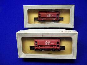 402-198 American Train & Track Corp. 2 Nos Vintage Att Ho Scale Chicago And Northwestern Ore Car #402-198 Austria With Box