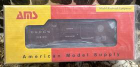 Am52-0133 Ams / Accucraft Am52-1133 By On3 #am52-0133 D&rgw 30ft Box Car #3438 Royal Gorge Rtr Nib