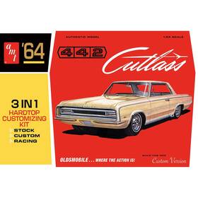 Amt1066 Amt 849398017418 1964 Olds Cutlass 442 Hardtop 125 Plastics Car/truck 1/24-1/25