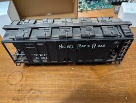 Art-41201 Aristocraft 022081412015 Aristo Trains Nickel Plate Road 2-bay Covered Hopper Car With Box Kadee
