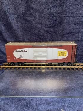 46005 Aristocraft G Scale Aristo Craft Central Of Georgia Inch The Right Way C.g. Train Boxcar