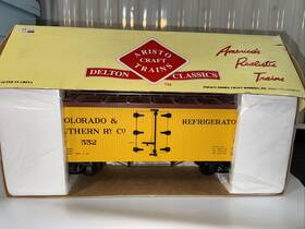Art-86202 Aristocraft 86202 Aristo-craft C&s Colorado And Southern Wood Reefer Car G-scale