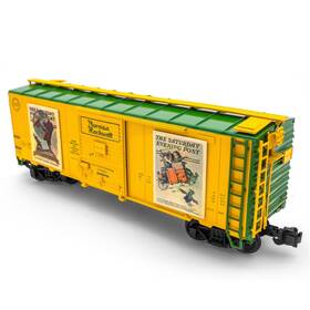 Art-46038-2 Aristocraft G Scale Norman Rockwell Spring 2 Of 4 Steel Box Car