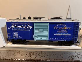 Art-46095 Aristocraft Aristo-craft 1998 Atlantic City Train Show 7898 40ft Steel Box Car #46095 G Scale