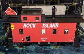 Art-42120 Aristrocraft Trains G Rock Island Steel/long Caboose #