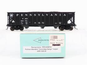 Arr-1005-30 Arrowhead Ho Scale Prr Pennsylvania Railroad 3-bay Hopper #666791