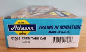 75936 Athearn 01561 Ho 42ft Chemical Tank Car Kit Aeron Gatx #75936 Nib