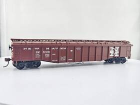 62006 Athearn 01667 Ho Scale Covered Gondola Car New Haven Nh Model Train