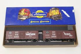 02330 Athearn Ho Special Edition 40ft Box Car Santa Fe Buy War Bonds Atsf Set