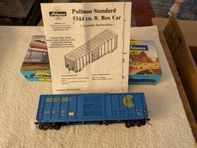 50ftps Athearn 05802 Blue Box Ho Scale #05802 5344 Boxcar Corinth And Counce