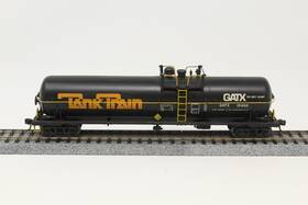 10450 Athearn Ho Custom 50ft Tank Car Train Gatx Black Rtr