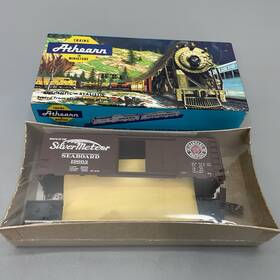 1084-4 Athearn 1084-4/3 Vintage Ho Bev-bel Seaboard 19663 40 Boxcar Train Car Kit Silver Meteor