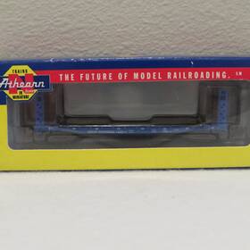 160012 Athearn 10875 N Scale Great Northern Gn 53ft Bulkhead Flatcar Big Sky Blue