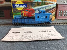 Mwc-17 Athearn 1279-1 89 Ho B&o Work Caboose Metal Sprung Trucks Wheels Kadee Couplers