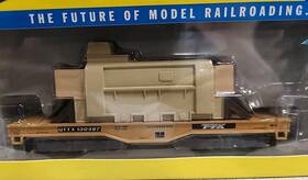 140-92700 Athearn 92146 Ho Ttx Heavy Duty Flatcar With Load Qttx #130487 - Rtr Nib