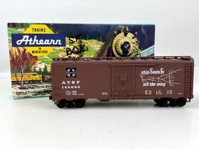 145622 Athearn 145356 Ho Blue Box 40ft Car Santa Fe Inch All The Way Atsf #145622